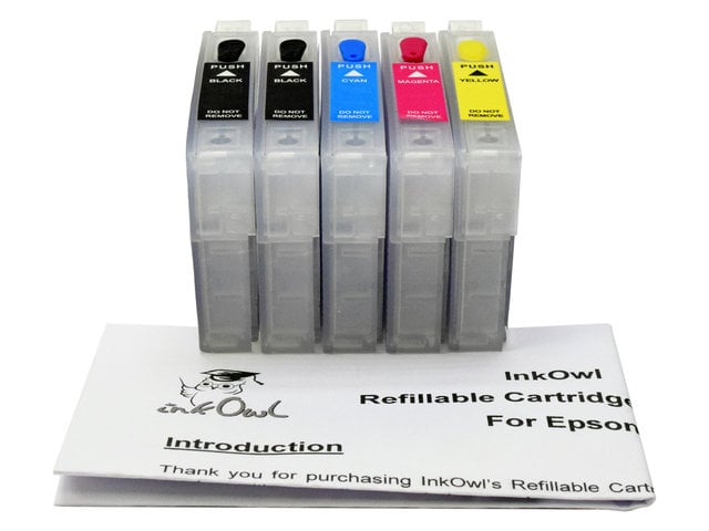 Easy-to-refill Cartridge Pack for EPSON Stylus C120, Workforce 30, 310, 315, 1100